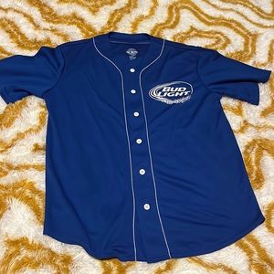Budlight Button Up Jersey size Small